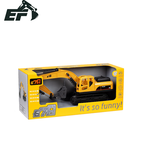 9013E-Inertial Breaker Excavator Toy Truck