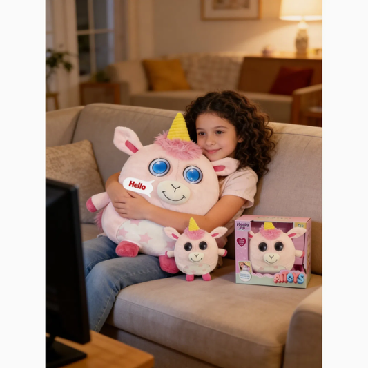 AI Interactive Unicorn Plush Toy - Smart Companion & Learning Buddy
