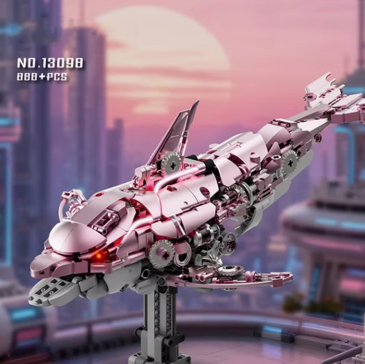 Mechanical Dolphin Building Blocks Set