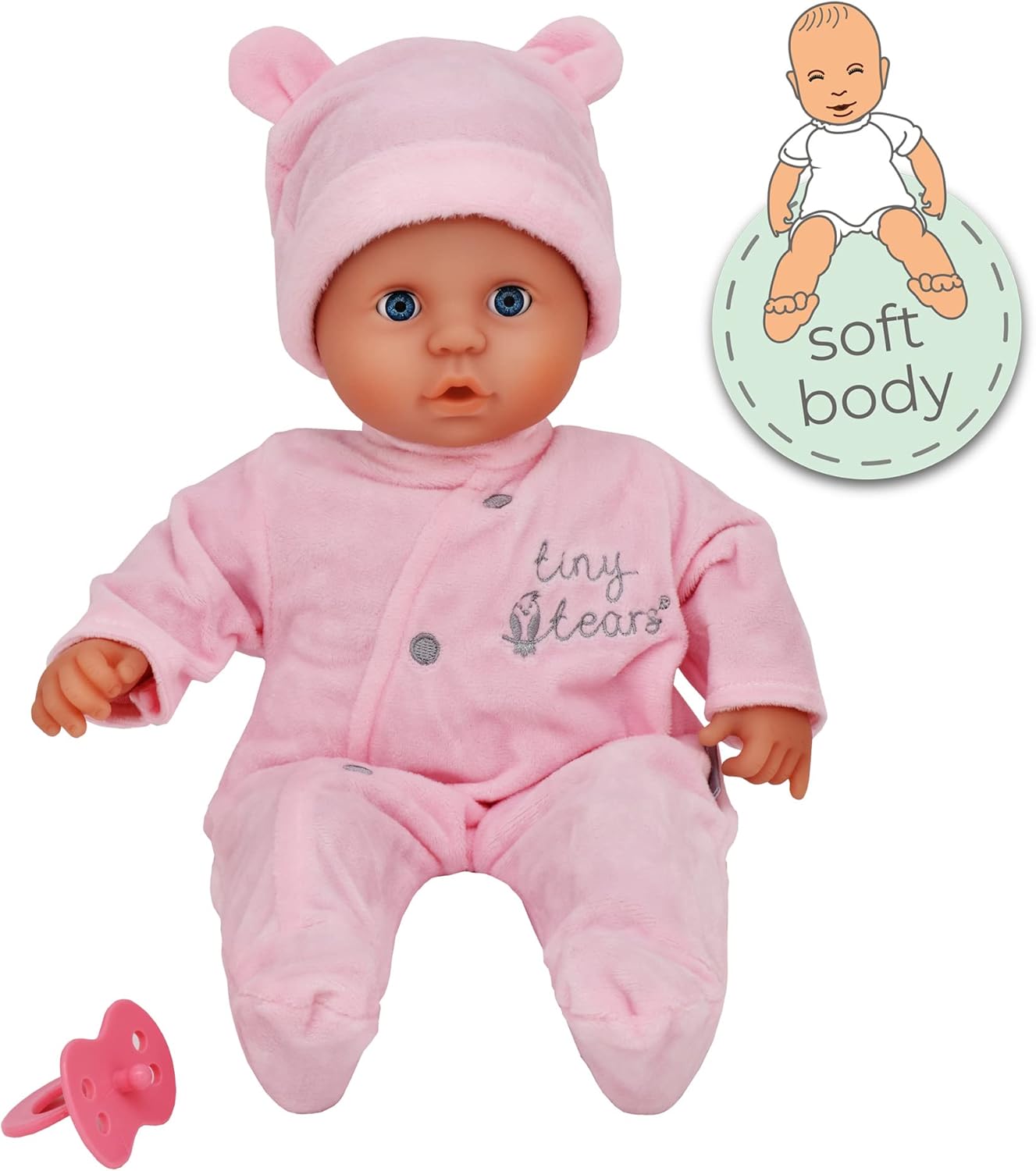 17" Soft Body Baby Doll Playset