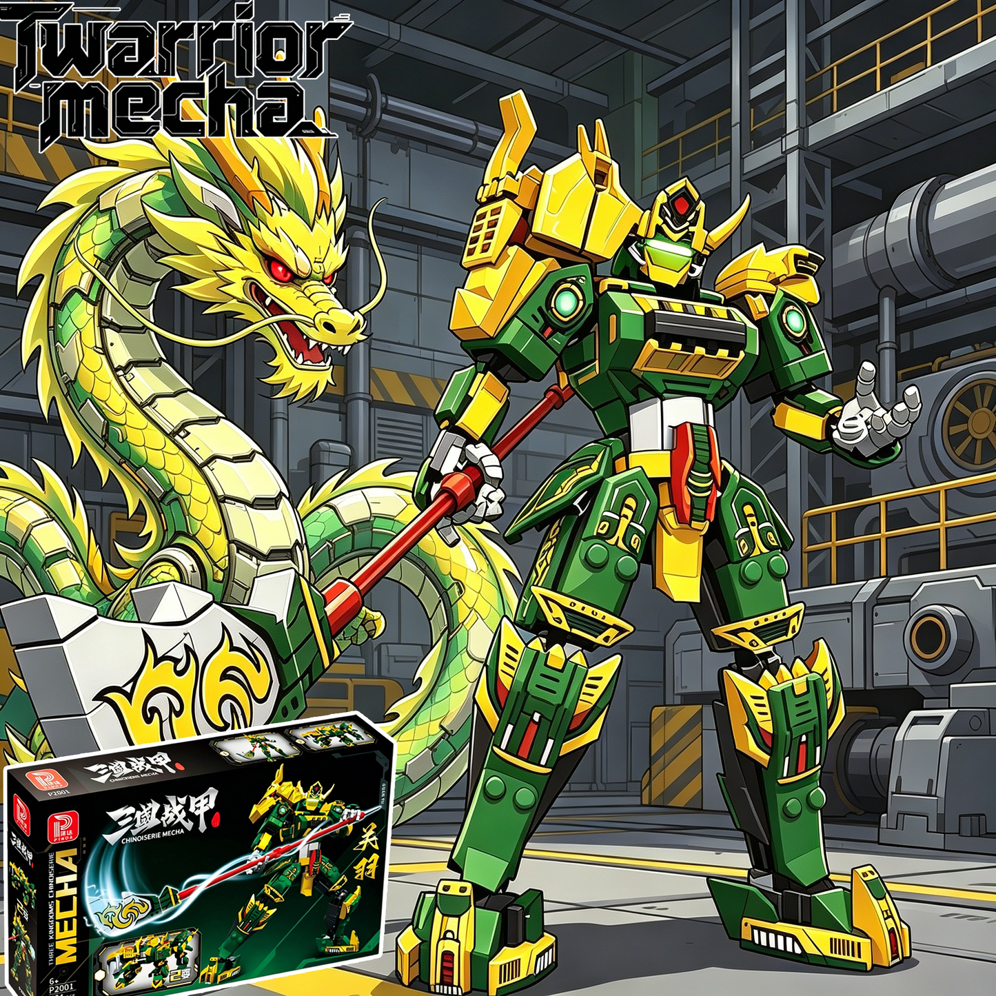 2-in-1 Transforming Mecha & Beast Building Blocks