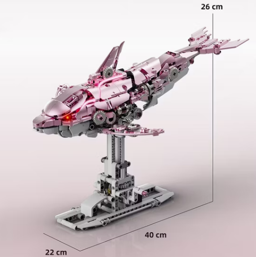 Mechanical Dolphin Building Blocks Set