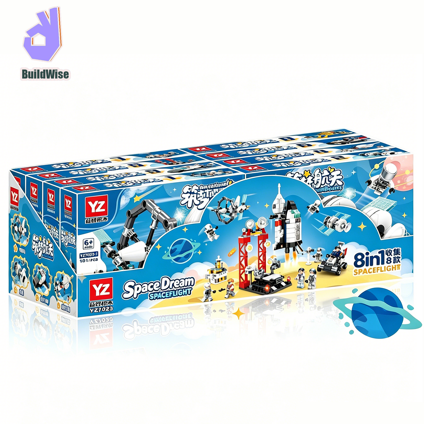 8-in-1 Space Exploration Building Blocks Set