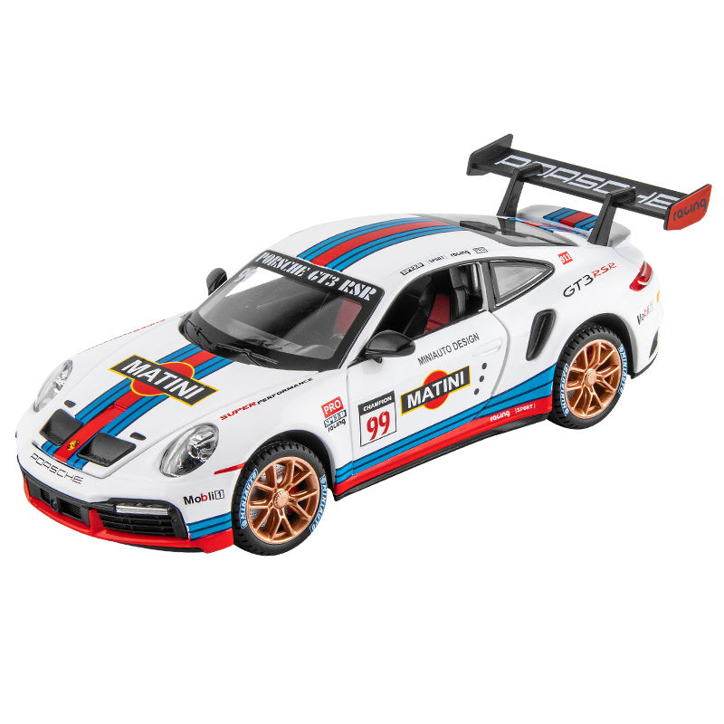 1:24 Scale Alloy Race Car Model with Light & Sound