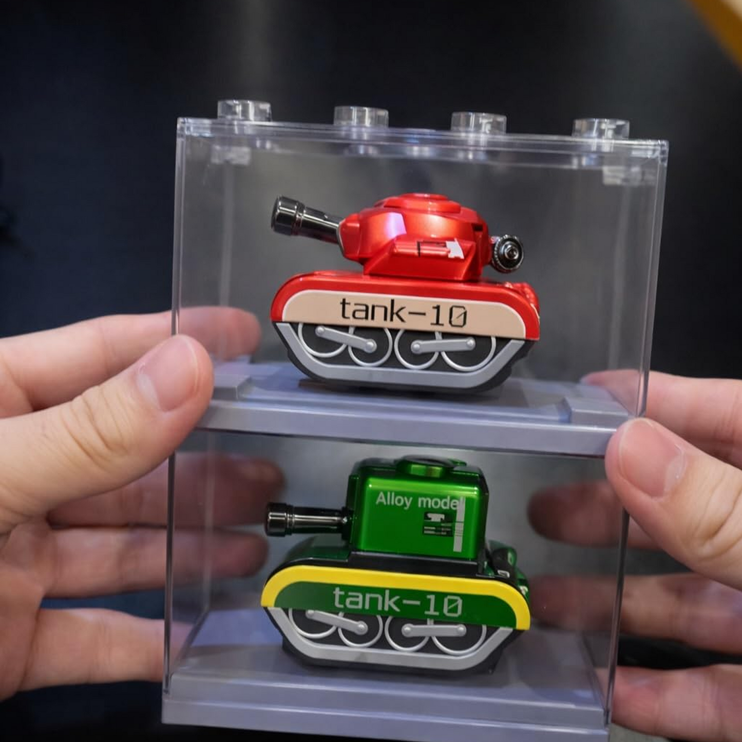 Alloy Pull-Back Tank Toy, Firing Bullet Shooting Tank for Kids