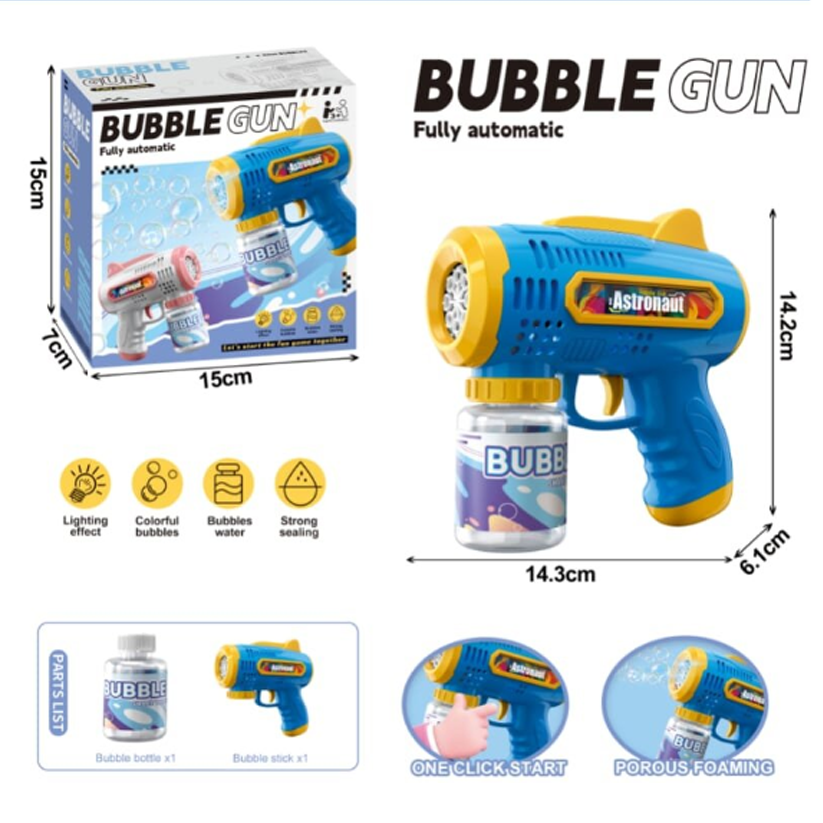 Automatic Astronaut Bubble Gun Toy