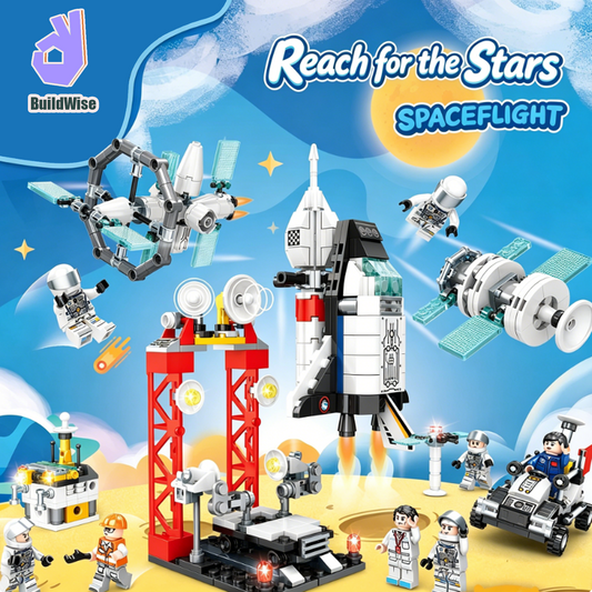 8-in-1 Space Exploration Building Blocks Set
