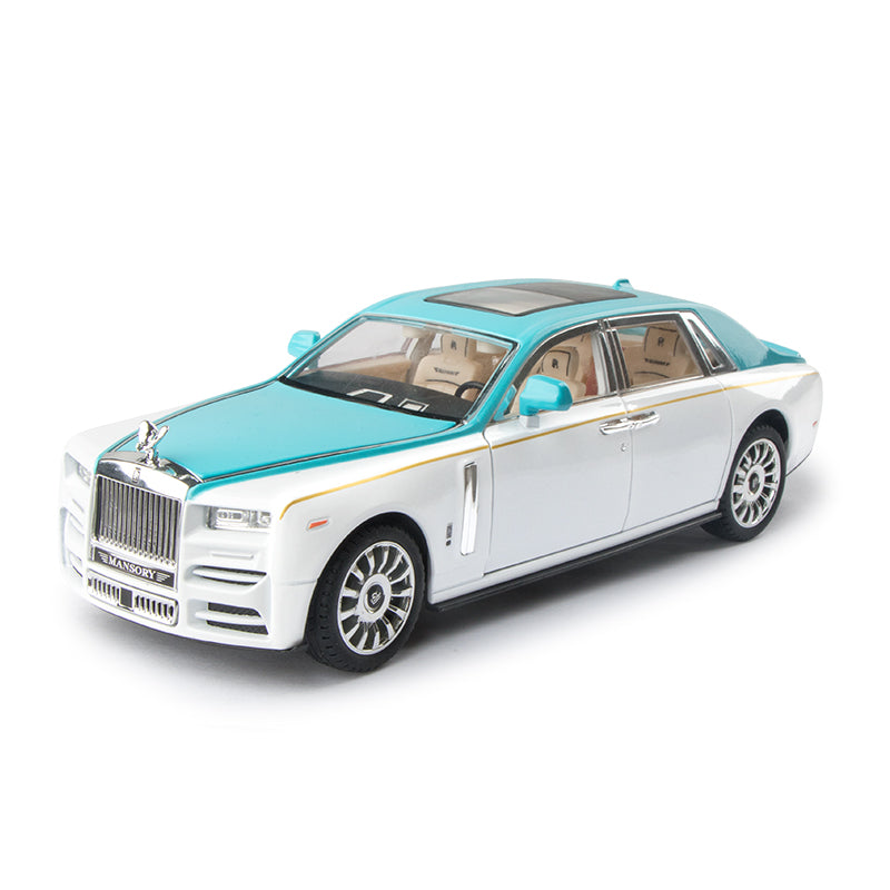 1:24 Luxury Diecast Car Model, Classic Limousine Replica with Light & Sound