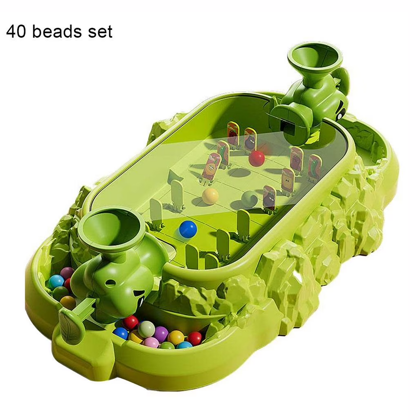 2-Player Marble Shooting Board Game