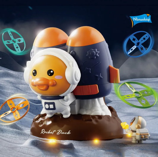 Space Duck Flying Disc Launcher Outdoor Game
