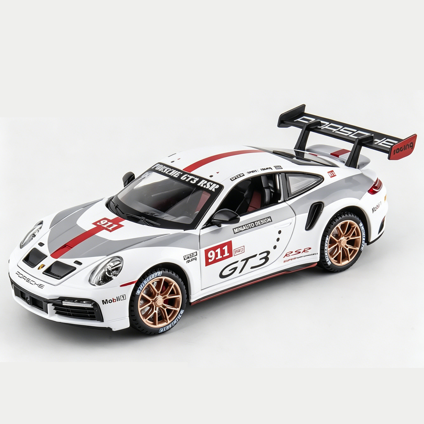 1:24 Scale Alloy Race Car Model with Light & Sound