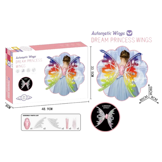 Automatic Light-Up Butterfly Wings for Kids