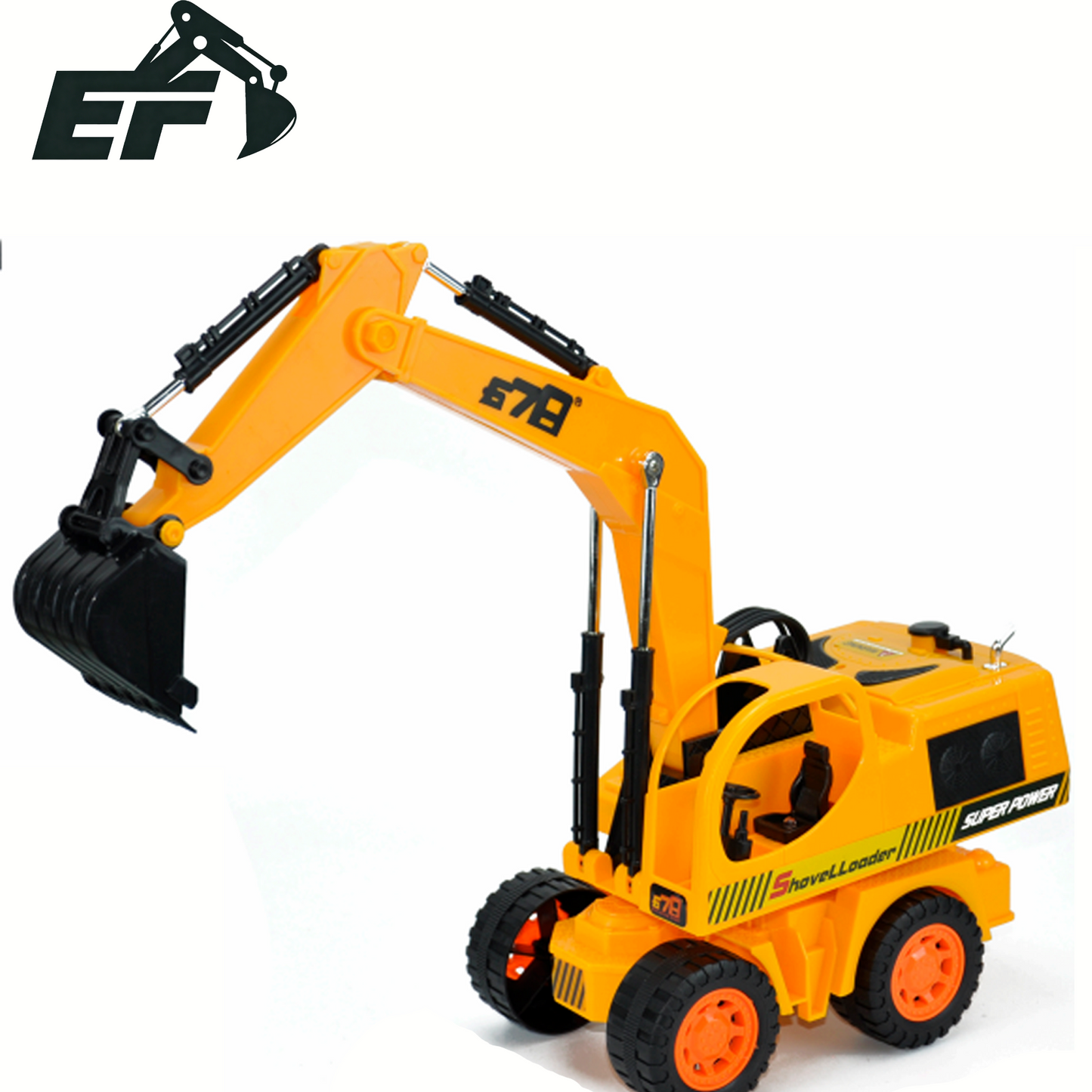 8032E-Remote Control Wheel Excavator Toy