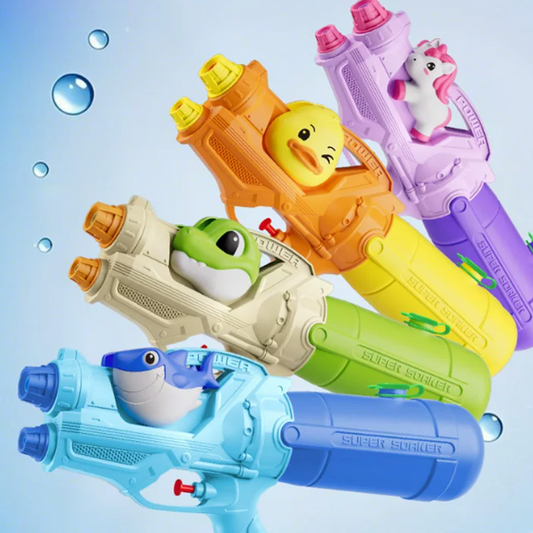 Cute Animal Dual-Nozzle Water Gun Toy for Kids