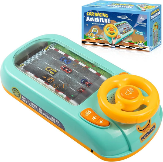 Kids Racing Adventure Steering Wheel Game Toy