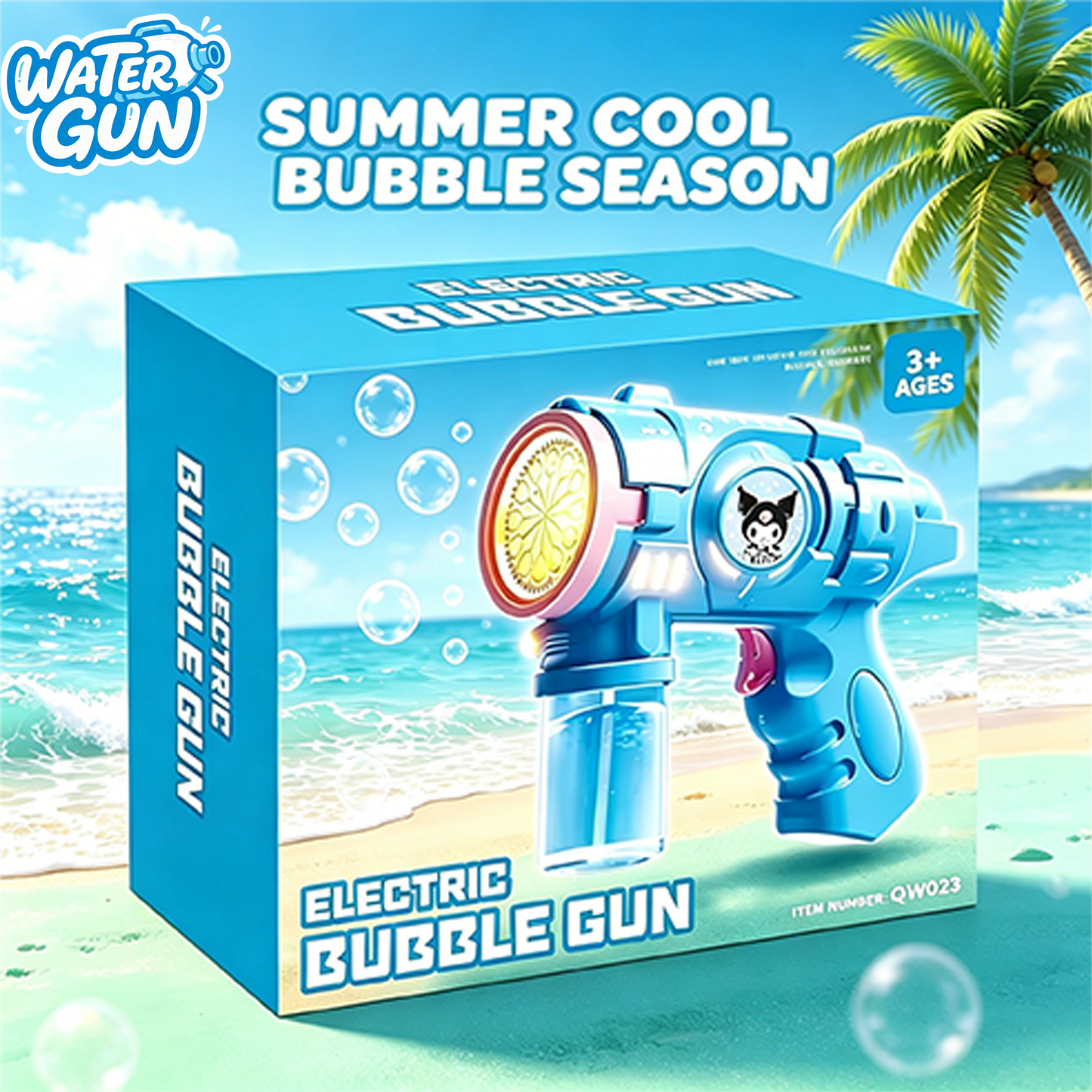 Electric Character Bubble Gun