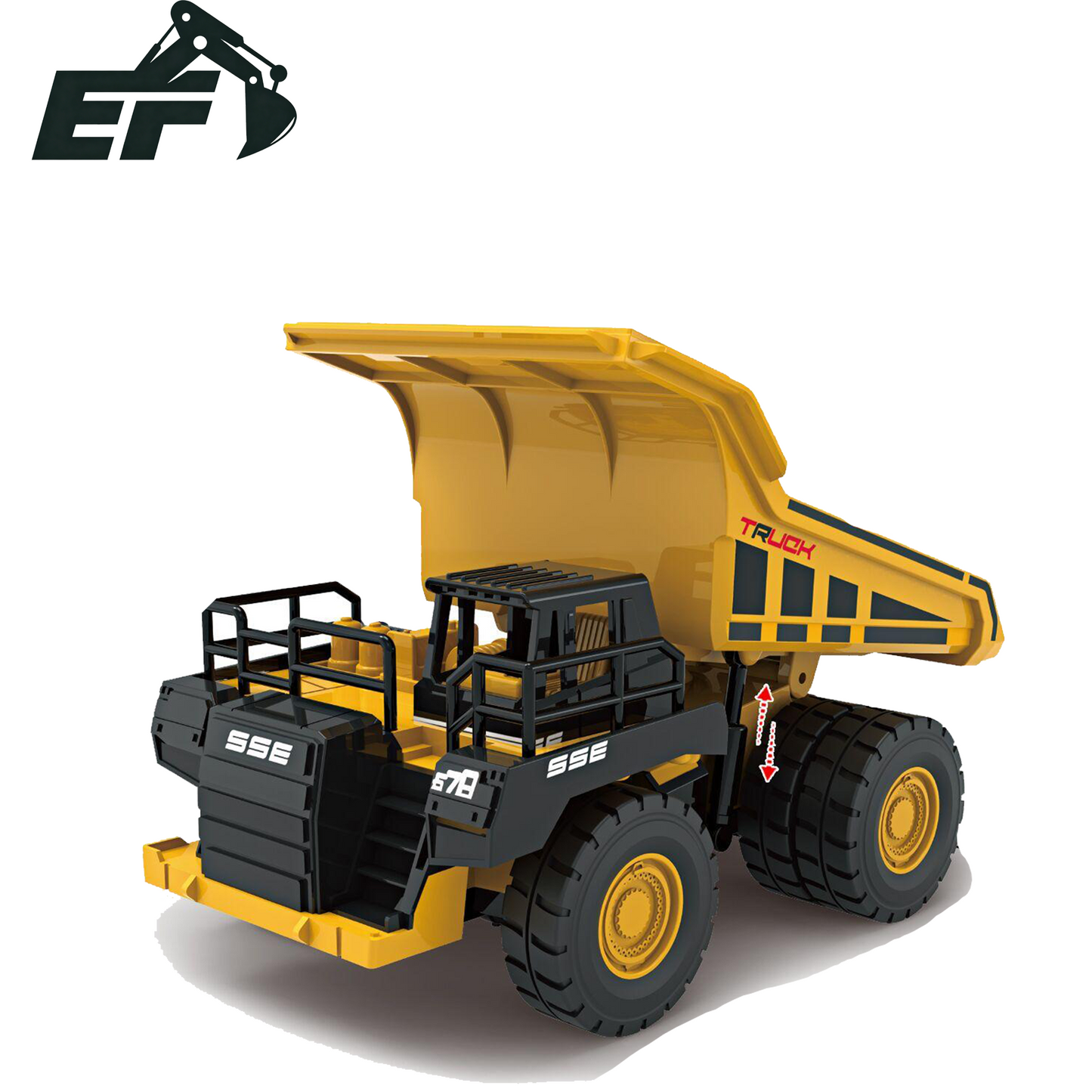 9012E-Inertial Dump Truck Toy
