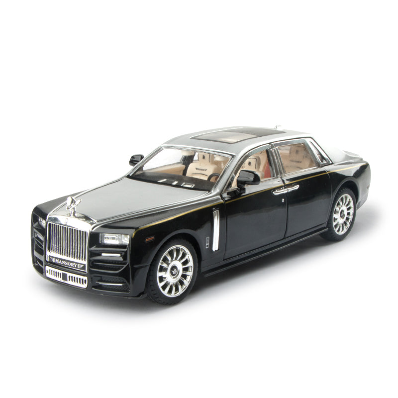 1:24 Luxury Diecast Car Model, Classic Limousine Replica with Light & Sound
