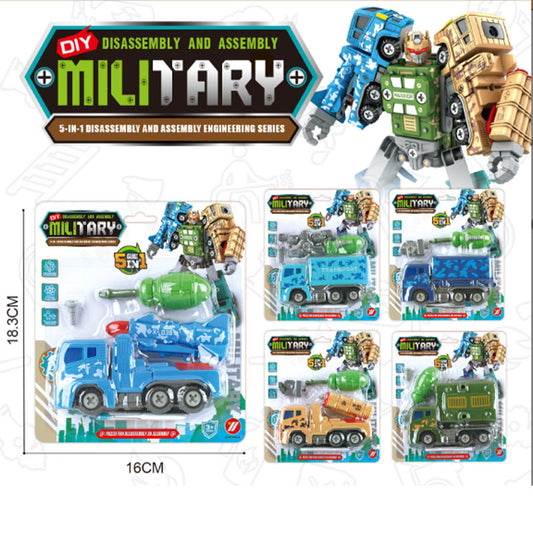 Disassembly and assembly of engineering vehicles, Model B