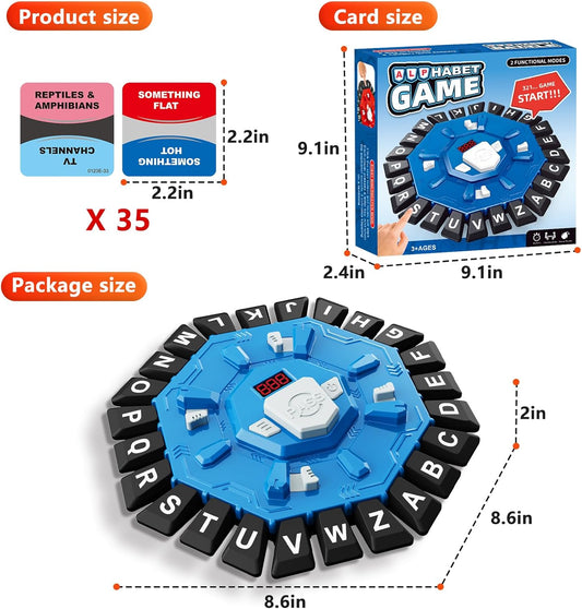 Fast-Paced Alphabet Party Game for Kids & Family