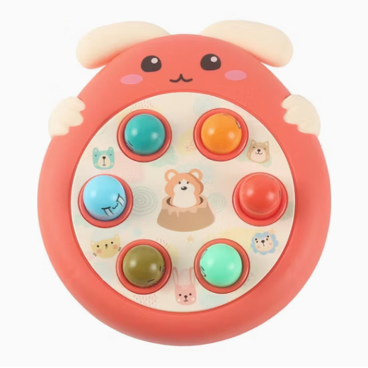 Bunny Themed Whack-a-Mole Toy for Toddlers