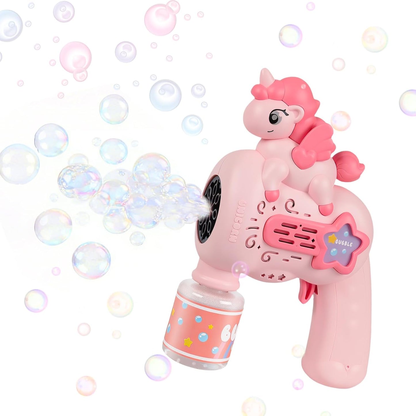 Unicorn Bubble Gun with Lights