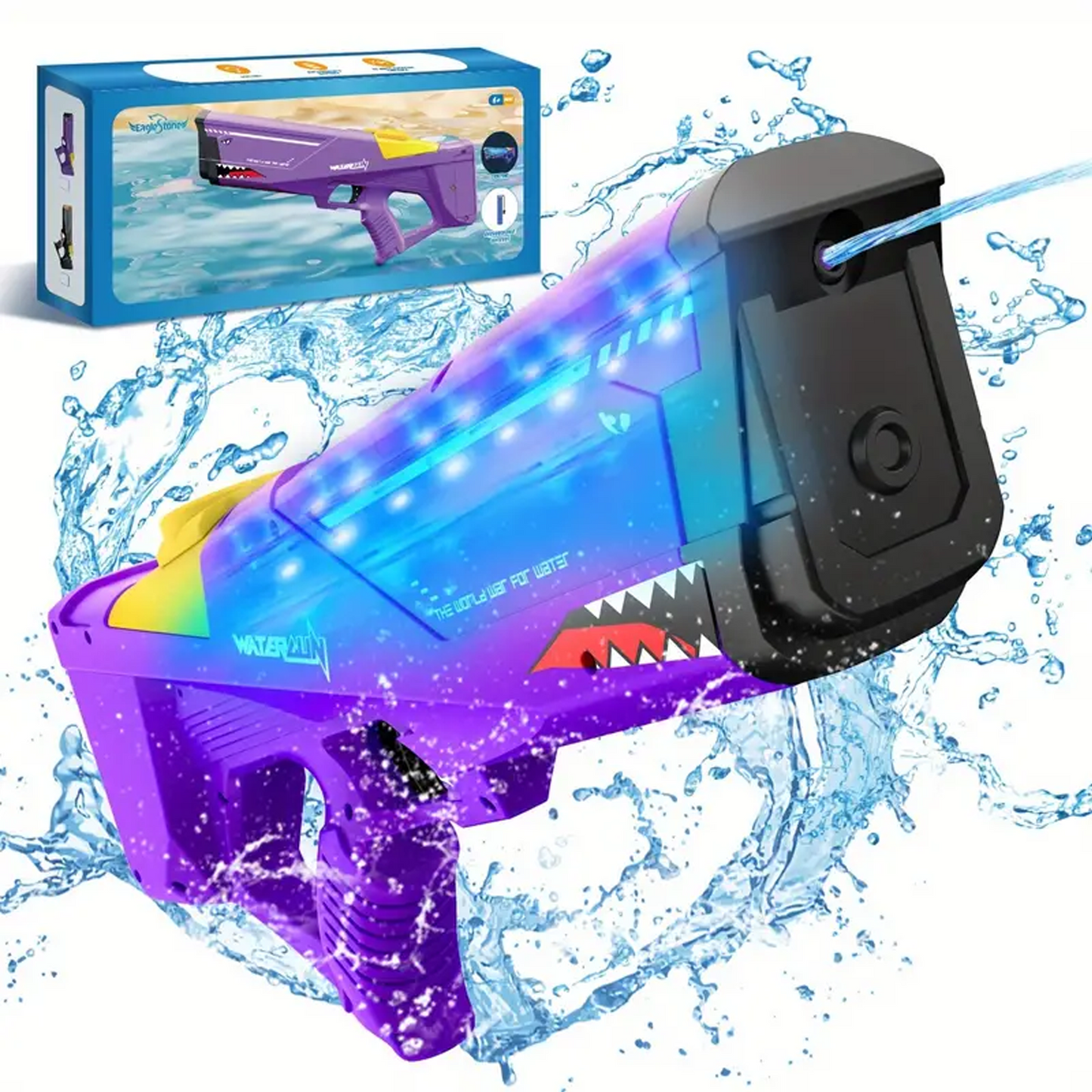 Shark LED Electric Water Gun Toy