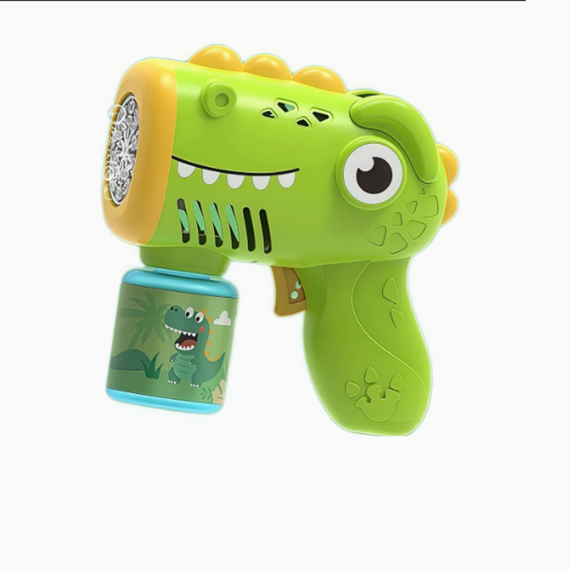 Automatic Dinosaur Bubble Gun Toy for Kids
