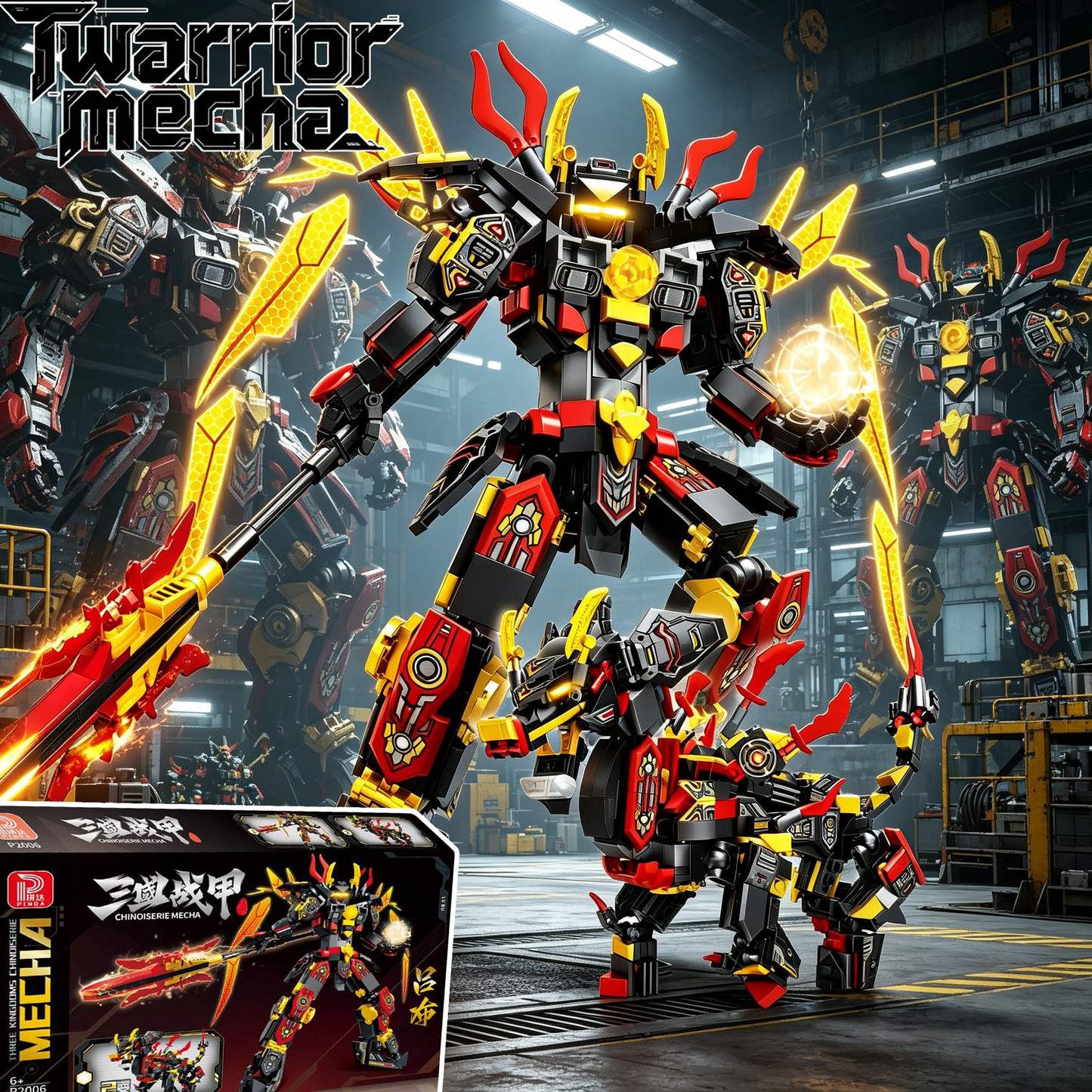 2-in-1 Transformable Mecha & Beast Building Blocks, STEM Educational Toy