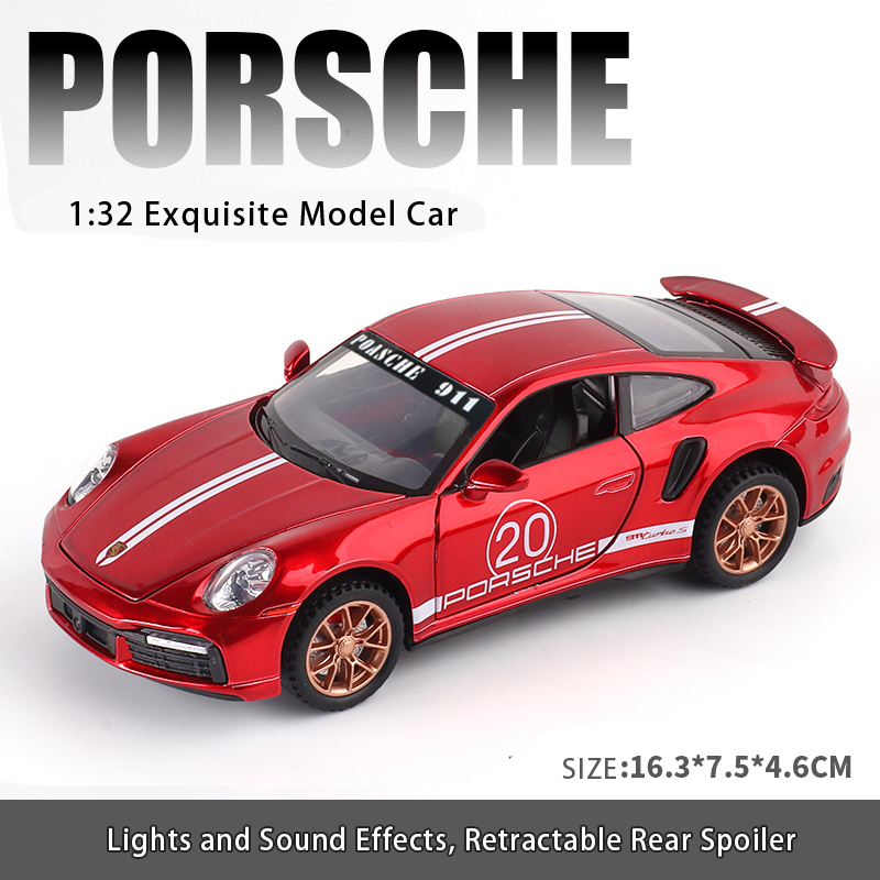 1:32 Die-Cast Sports Car Model with Display Base