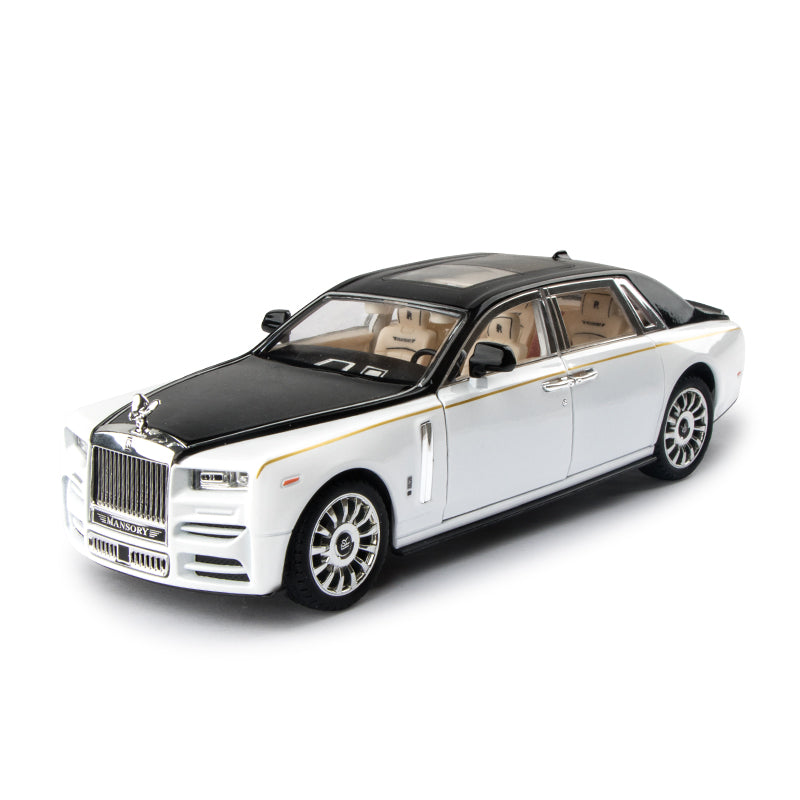 1:24 Luxury Diecast Car Model, Classic Limousine Replica with Light & Sound