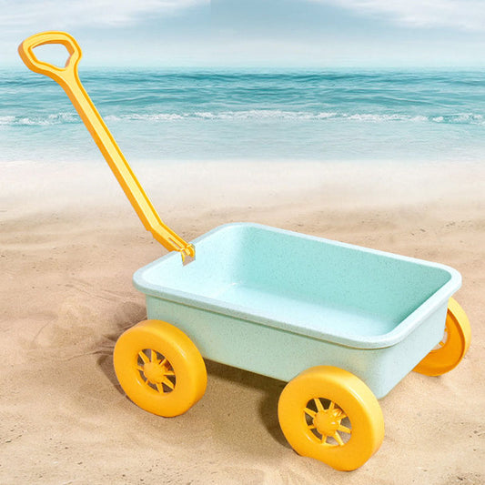 Blue beach trailer