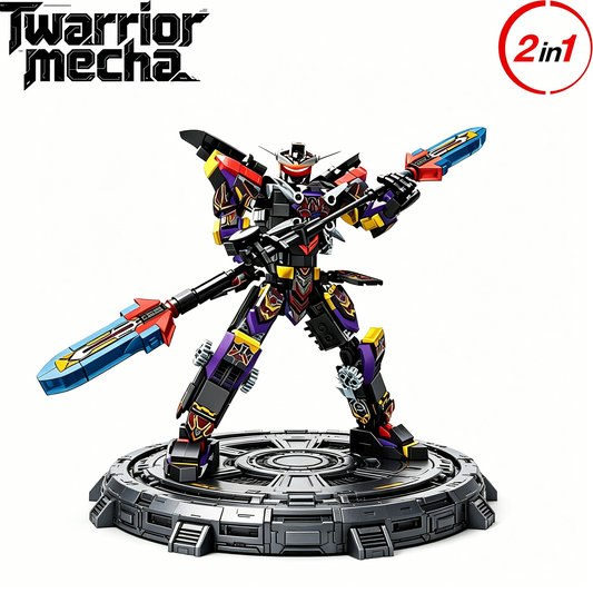 2-in-1 Transforming Mecha & Beast Building Blocks