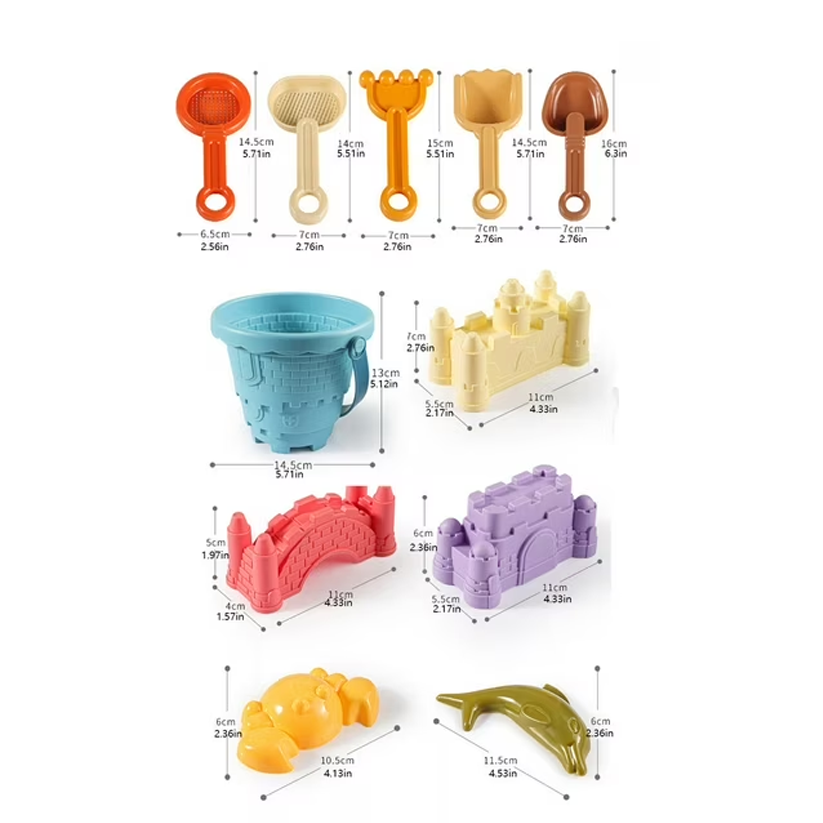 Kids' 11-Piece Beach Sand Toy Set