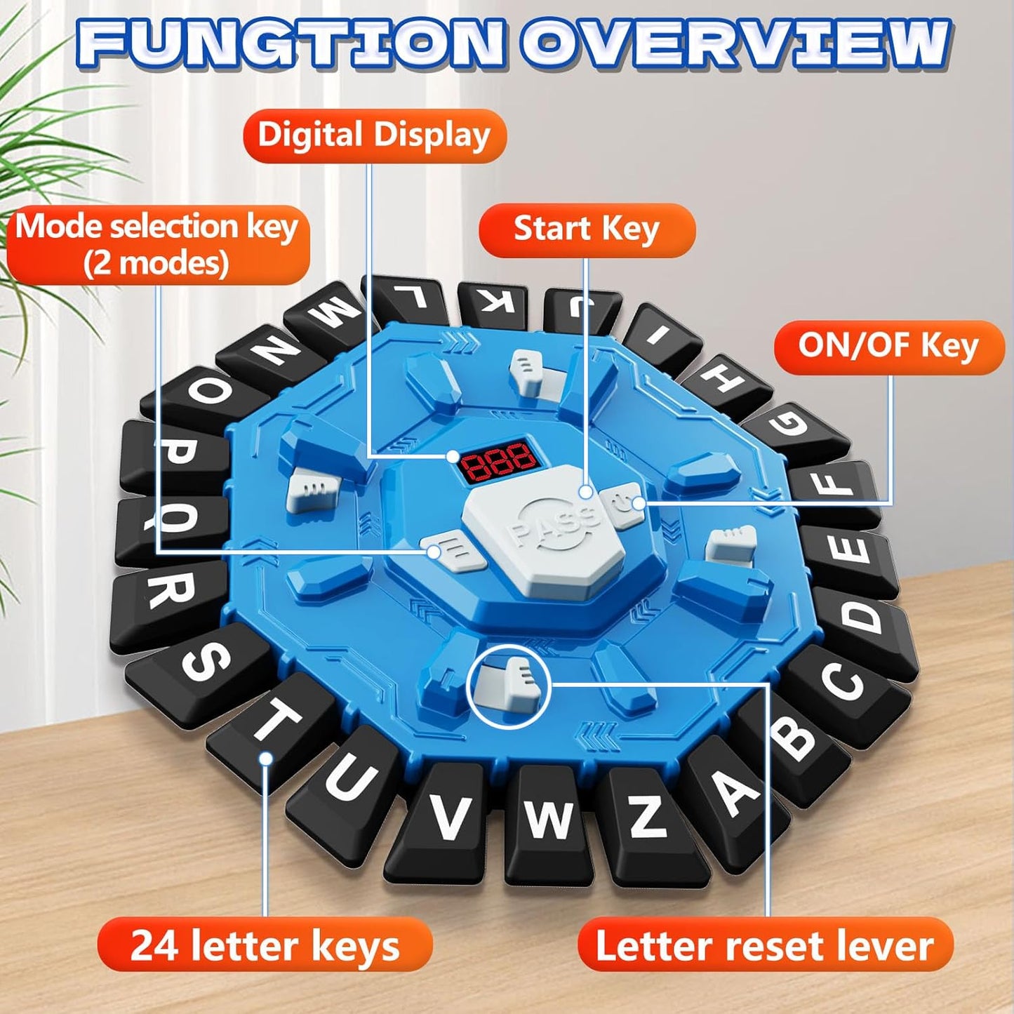 Fast-Paced Alphabet Party Game for Kids & Family