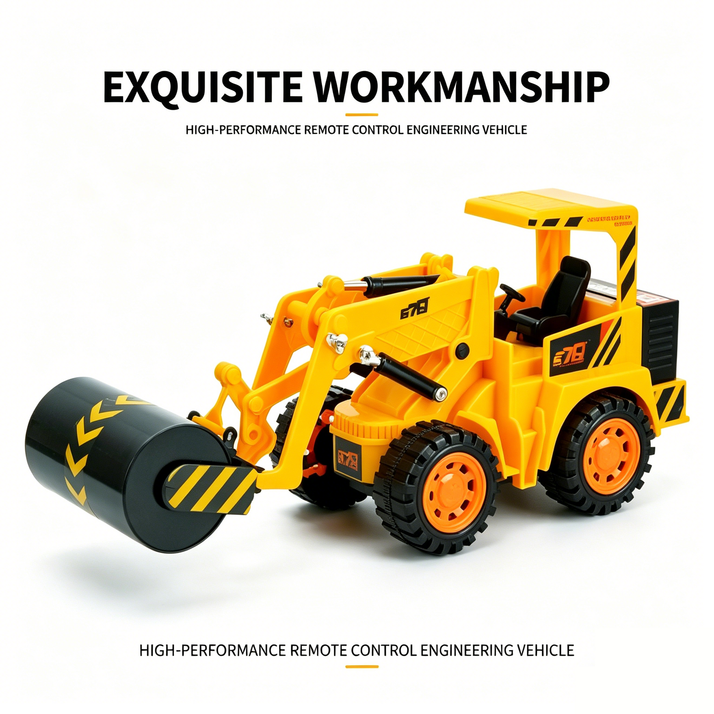 8027E-Remote Control Road Roller Toy