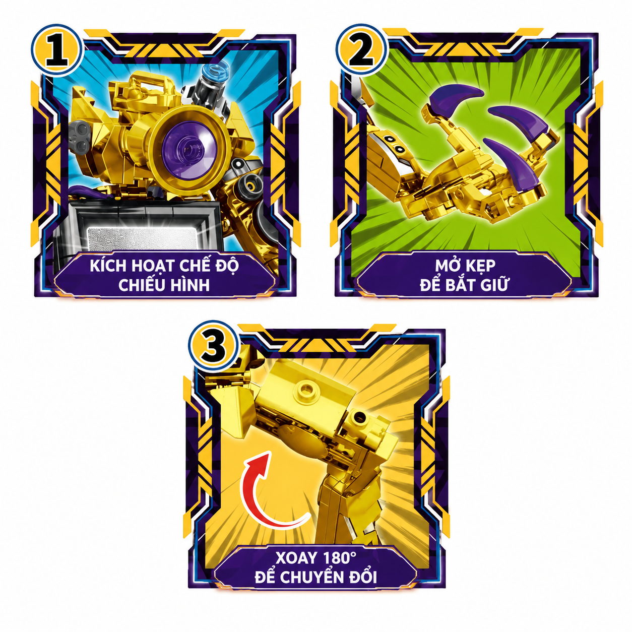 Skibidi Toilet Golden Titan Camera Man Building Blocks