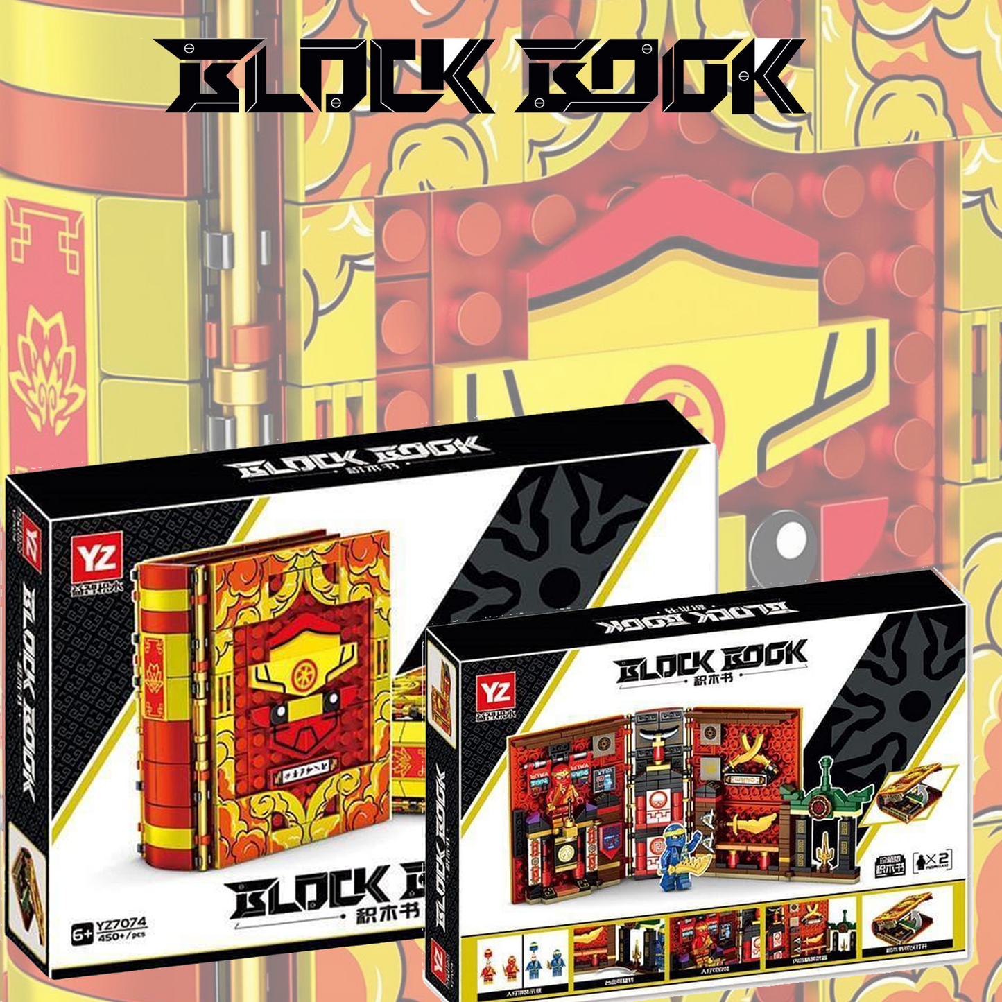 Ninja Block Book Building Set