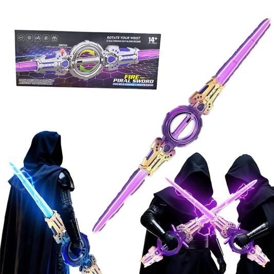 Rotatable Double-Ended LED Lightsaber Toy