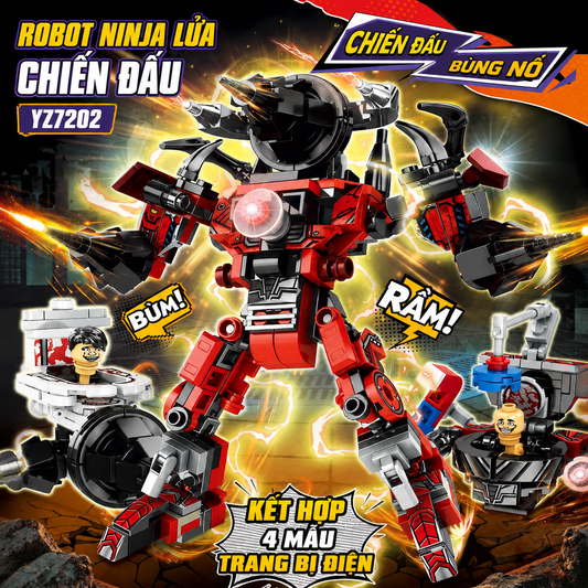 Skibidi Toilet Drill Titan Mech Building Blocks-4pcs