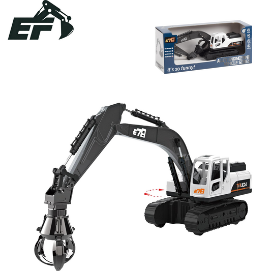 9015AE-Inertial Grapple Excavator Toy Truck