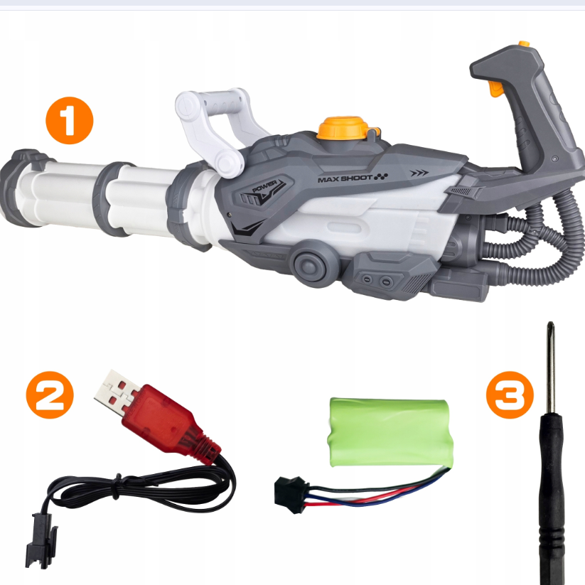 Gatling Electric Water Gun with Large Capacity