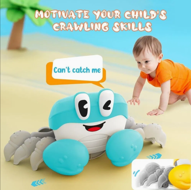 Electric Escaping Crawling Crab Toy