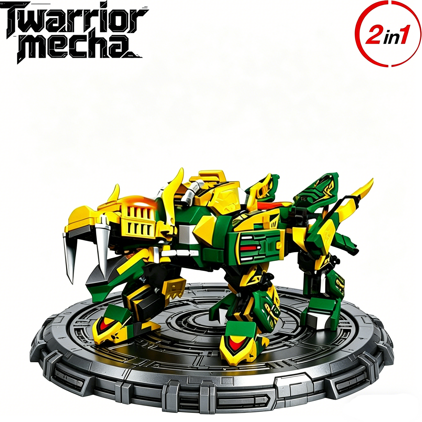 2-in-1 Transforming Mecha & Beast Building Blocks