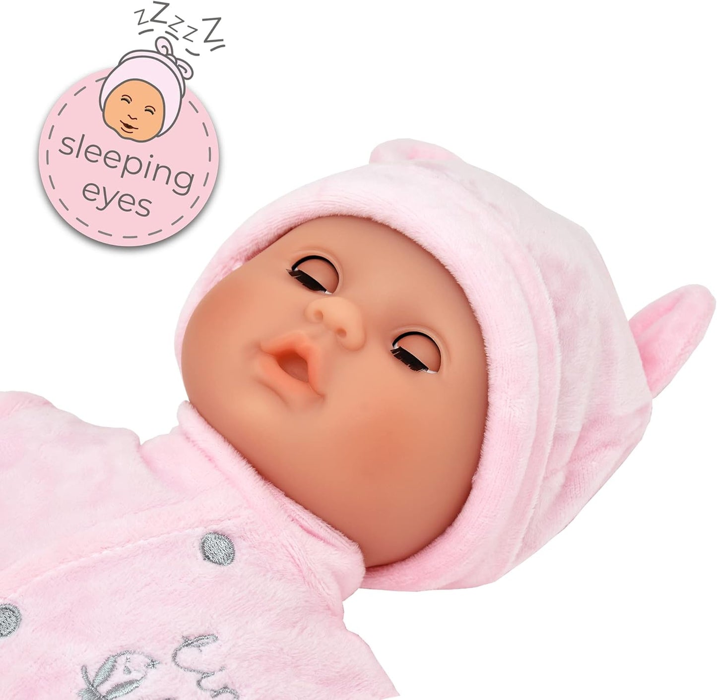 17" Soft Body Baby Doll Playset