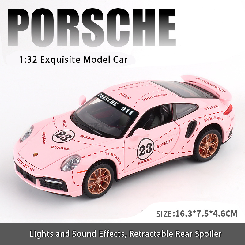 1:32 Die-Cast Sports Car Model with Display Base