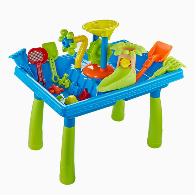Kids Sand & Water Activity Table Beach Toy Set