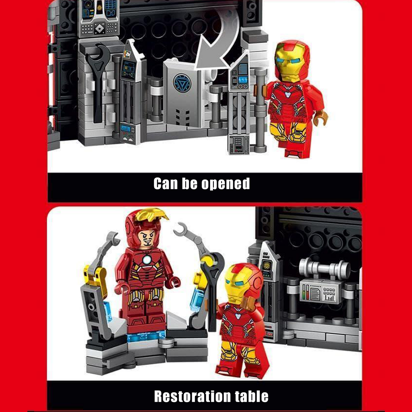 Super Hero Block Book Building Set