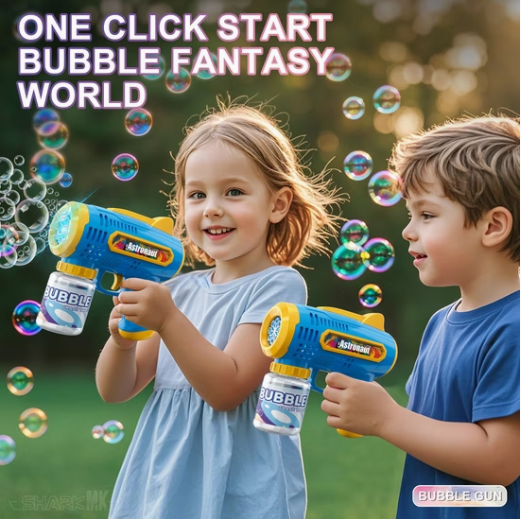 Automatic Astronaut Bubble Gun Toy