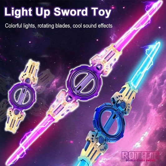 Rotatable Double-Ended LED Lightsaber Toy